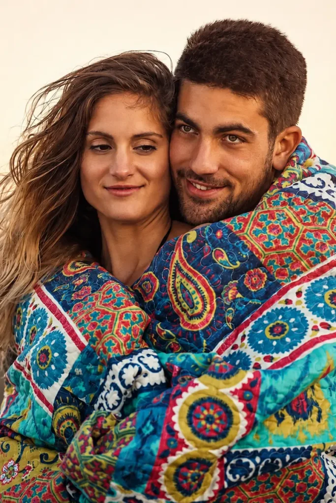 Pareja abrazada mostrando confianza y conexión emocional en una relación de pareja saludable